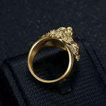 Bague Chevalière Tête de lion