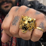 Bague Chevalière Tigre Royal