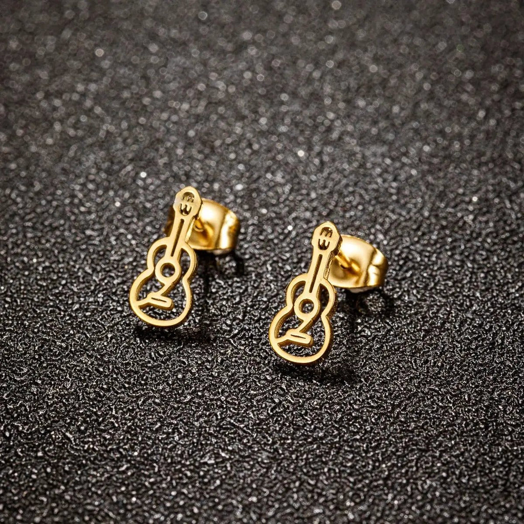 Boucles d'Oreilles La Guitare Manouche