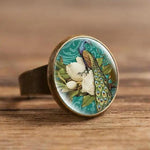 Bague Bohemania Paon - La Boutique Gitane bijoux accessoires gitan gipsy boheme manouche