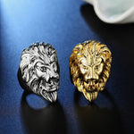 Bague Chevalière Tête de Lion Dorée 7- La Boutique Gitane bijoux accessoires gitan gipsy boheme manouche