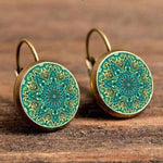 Boucles d'Oreilles Didjo's Emeraude - La Boutique Gitane bijoux accessoires gitan gipsy boheme manouche