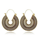 Boucles d'Oreilles Circles Doré - La Boutique Gitane bijoux accessoires gitan gipsy boheme manouche