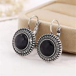 Boucles d'Oreilles Perlées Noire - La Boutique Gitane bijoux accessoires gitan gipsy boheme manouche