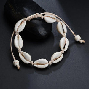 Bracelet El Concha Blanc - La Boutique Gitane bijoux accessoires gitan gipsy boheme manouche