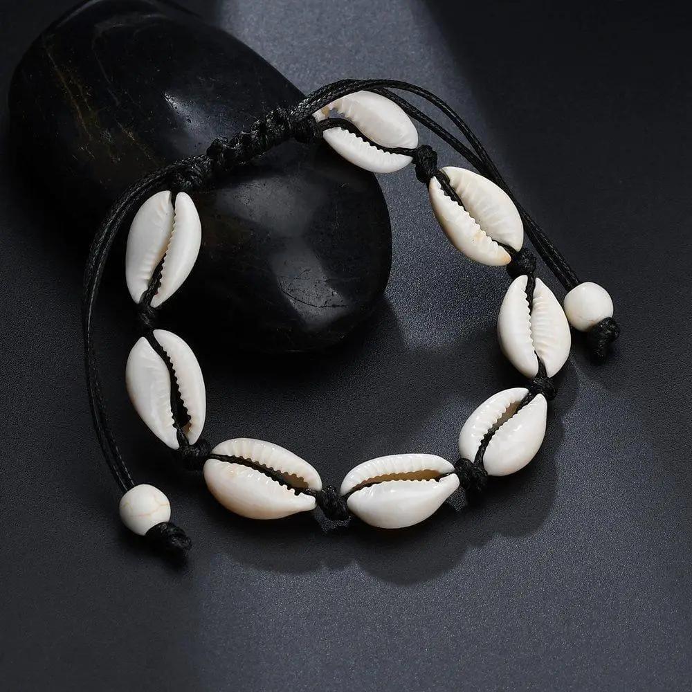 Bracelet El Concha Noir - La Boutique Gitane bijoux accessoires gitan gipsy boheme manouche