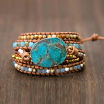 Bracelet Pierre de Lune - La Boutique Gitane bijoux accessoires gitan gipsy boheme manouche