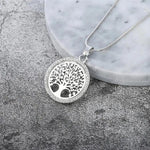 Collier Arbre de Vie Argentée - La Boutique Gitane bijoux accessoires gitan gipsy boheme manouche