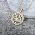 Collier Arbre de Vie Dorée - La Boutique Gitane bijoux accessoires gitan gipsy boheme manouche